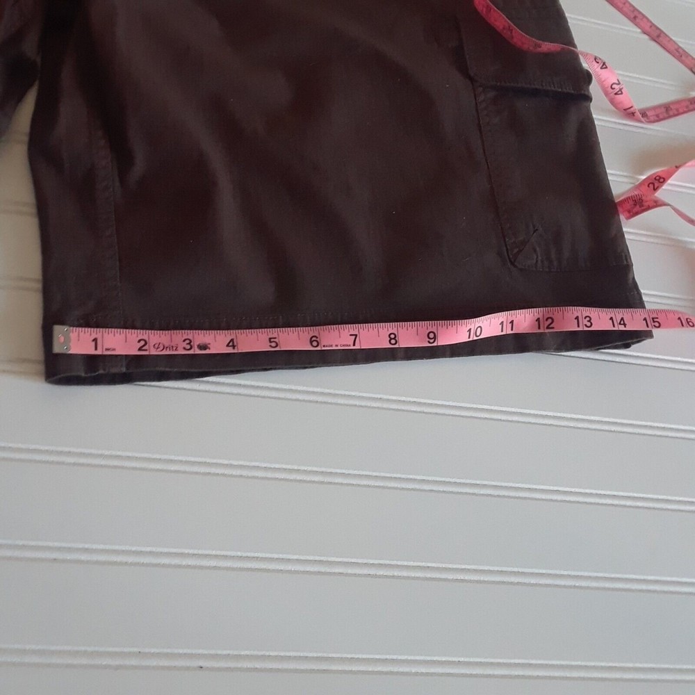 NWT RocaWear Mens Brown Cargo Shorts-Belted-Size 48B-98% Cotton 2% Spandex - Picture 9 of 11